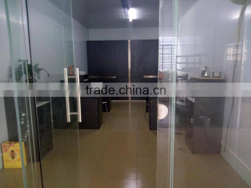 Fancy modern Melamine panels Wood grain lacquer finish stoving cupboard