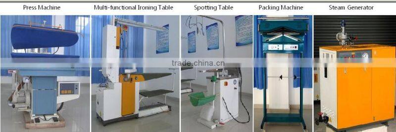 LJ Steam ironing table laundry iron table (used for laundry,hospital,hotel,school)