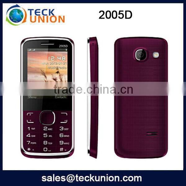 2005D 2.4inch LCD tv cell phone super slim mobile phone with price