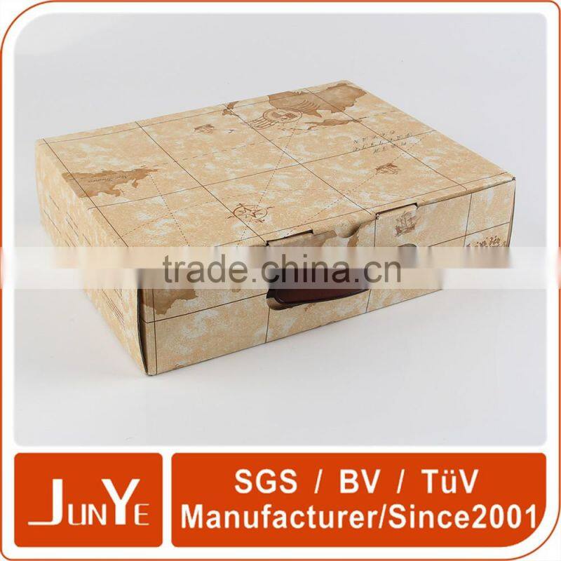 custom sizing brown packaging mail paper box manufacturing process