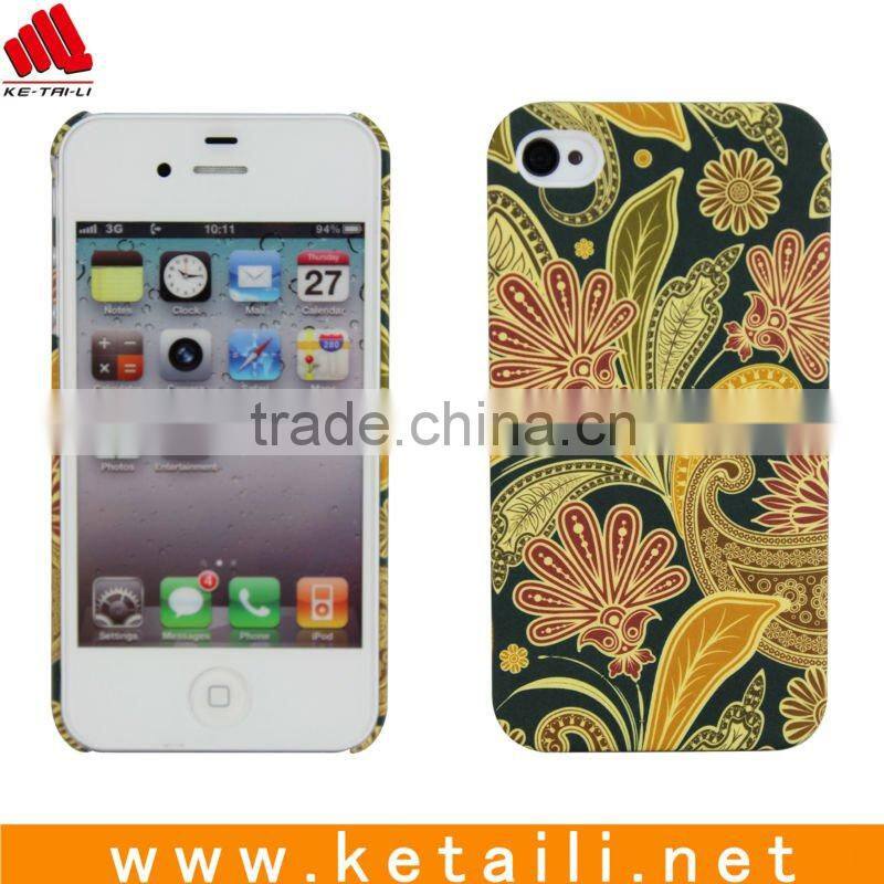 Water transfer printing rigid matte surface case for iphone, for iphone casing