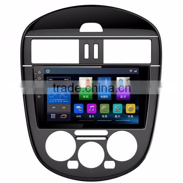 10.2inch factory price android car dvd gps audio system for NISSAN TIIDA with wifi internet,bt, radio, mirror link