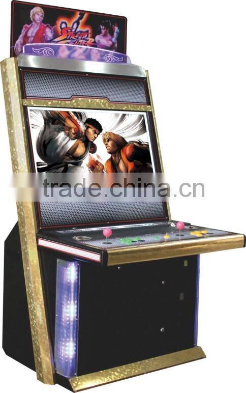Arcade cabinet fighting video game Tekken