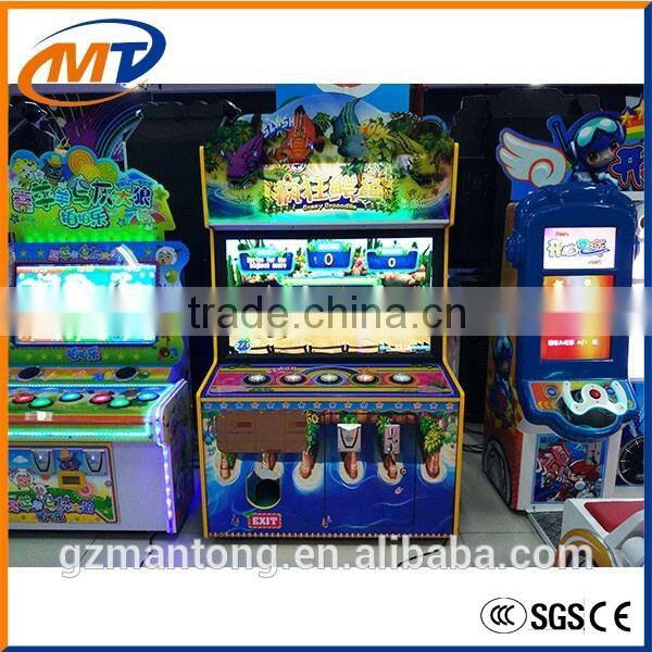 2016 new arrival and Funny Crazy Crocodile kids hitting game machine for sale