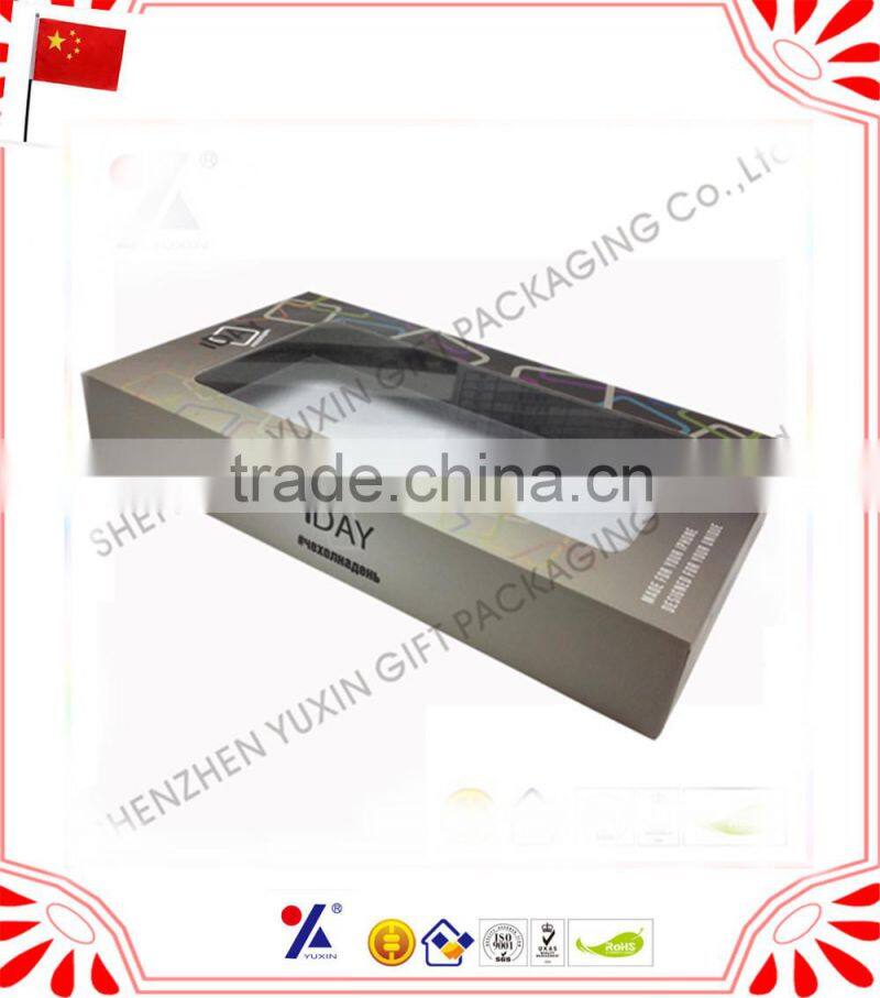 blister hang loop on mobile phone with cardbaord box