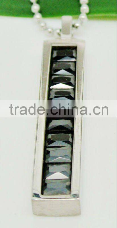 Custom new style fashion black stone custom hand carved stone pendants