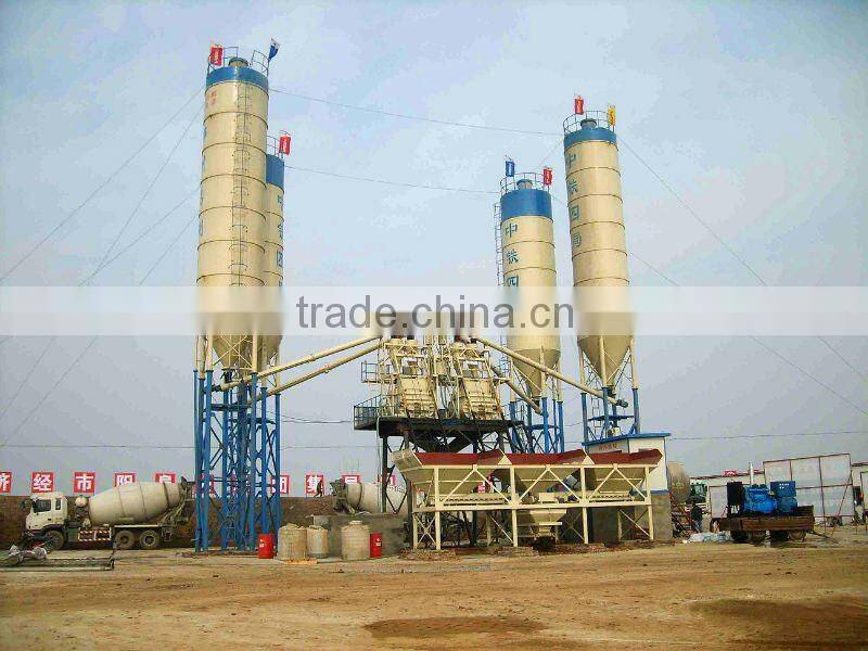 Chinese Famous Brand--Hopper Type HZS50 Concert Mixing Plant(50m3/h)