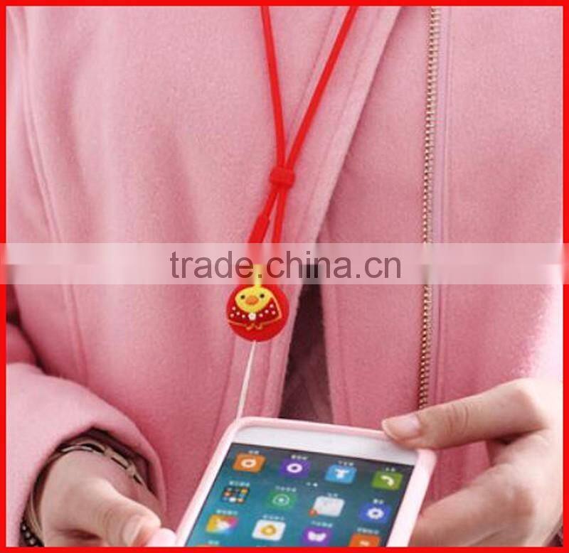 Promotional silicone phone sling for compatible brands