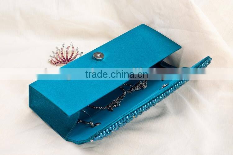 ladies beaded evening clutch bag with rhinestone