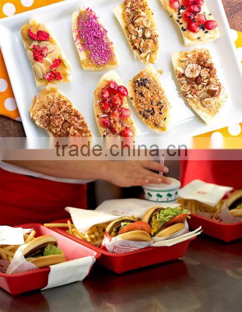 Plastic Non-slip Fast Food Tray/Round Anti-skid tray