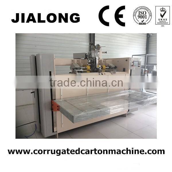 install easily semi automatic stitcher stitching machine/corrugated carton stitcher machine