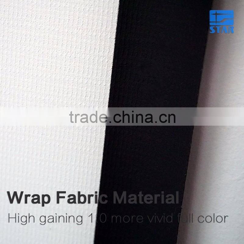 Wrap Fabric Soft fabric Home Theater 100inch 16:9 Projection HD 3D Video Projector Simple Cinema Screen with holes Portable