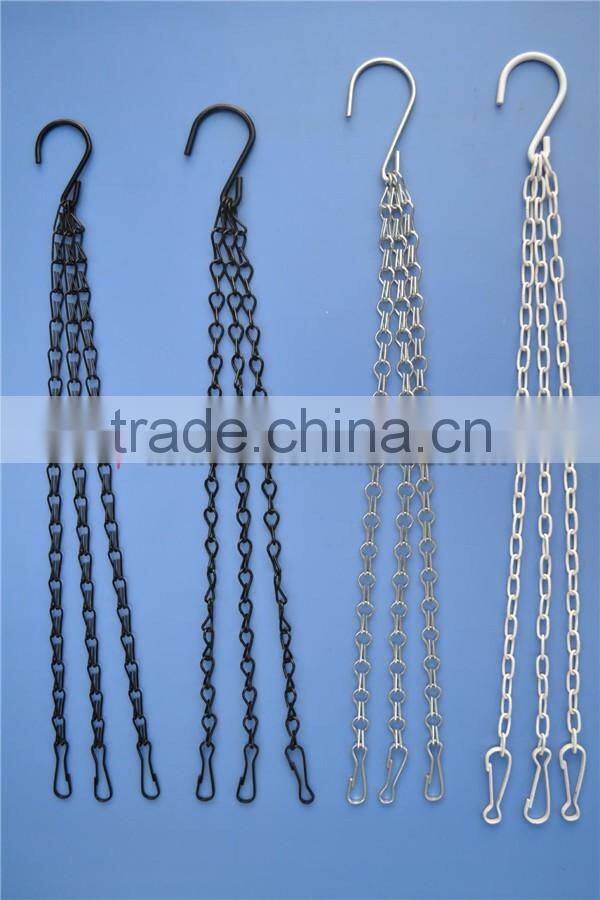 High Quality Wrought Thick Iron Chain For Flower Basket