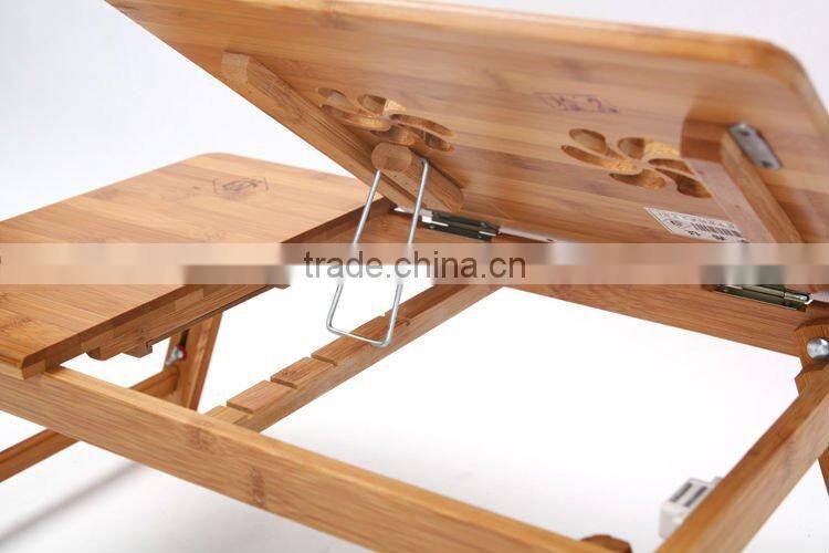hot! sell bamboo bed tray Bamboo bed tray,bamboo portable laptop desk,laptop stand,bed stand,overbed tray