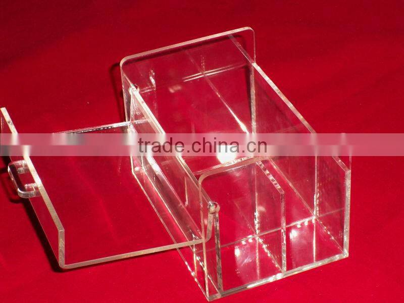 small plastic storage box for tea organizer