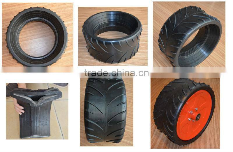 semi pneumatic rubber tire 370x165CV