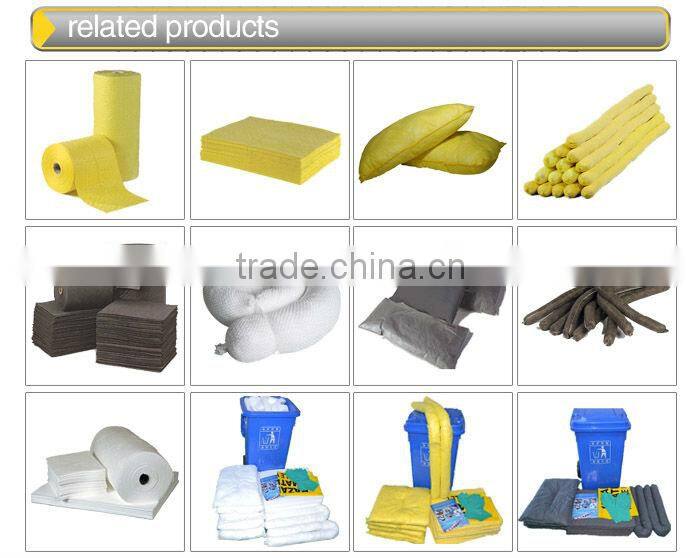 100%pp Chemical Hazmat Absorbent Pads