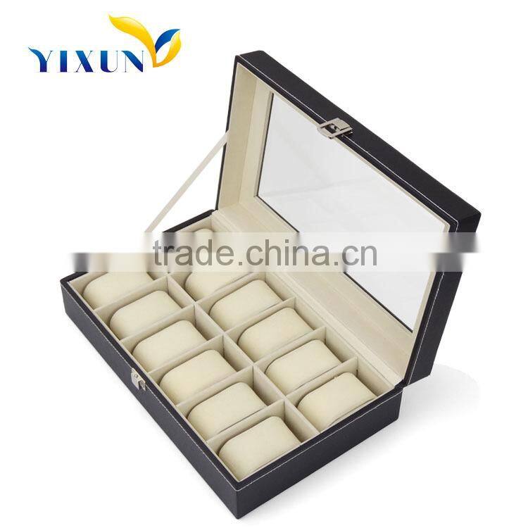Personalized 10 grids watch gift box for men