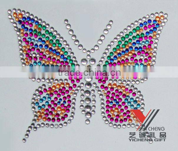 butterfly acrylic laptop sticker