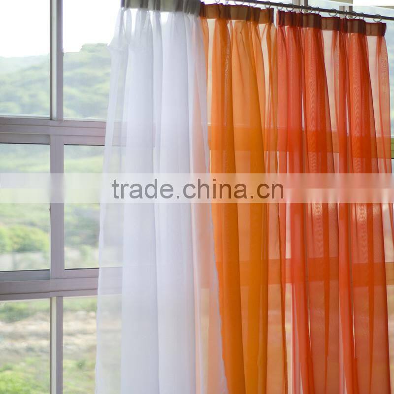 Wholesale Organza Sheer Curtain Polyester Fabric