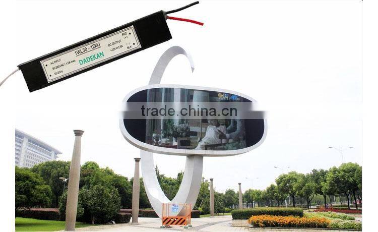 30W waterproof electronic led driver supply