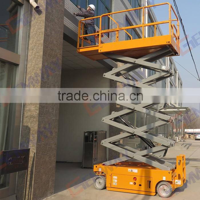 Hydraulic extendable platform scissor lift on sale