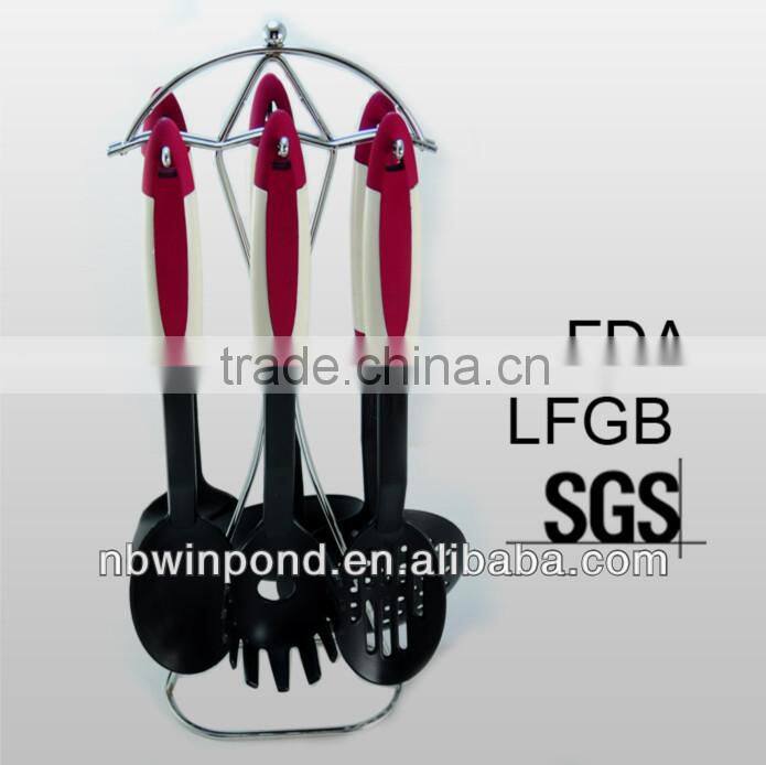 Nylon kitchen cooking tools soft touch handle,japanese cooking tools