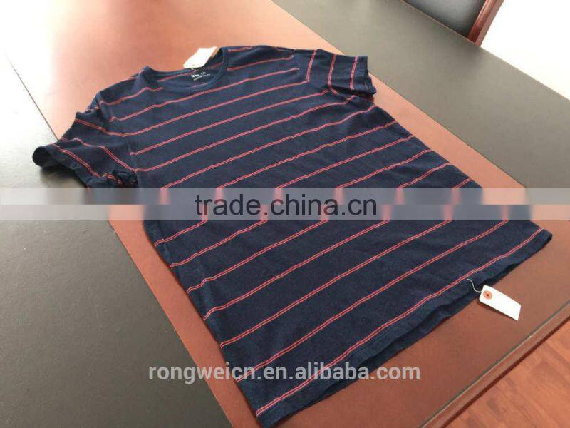 indigo dyed denim cvc jersey