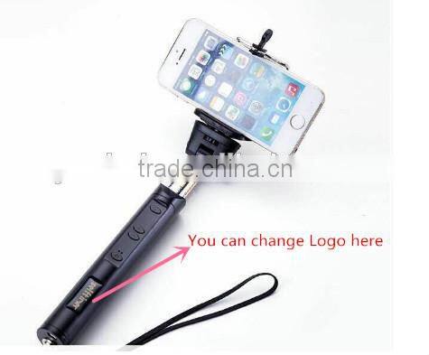 New Product 2016 Z07-1 Extendable handheld Monopod selfie stick, wireless monopod selfie stick