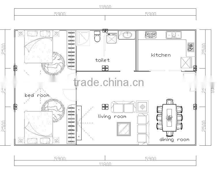 Well-designed Modular Mobile Prefab Villa with CE, ISO Certificates