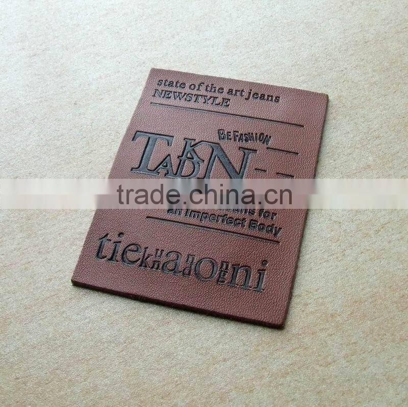 2016 highest quality nice leather patch