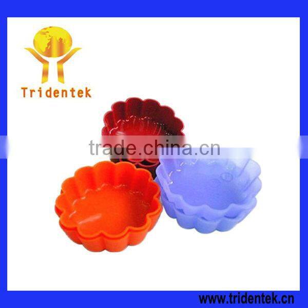 Non-stick New Flower Shaped Silicone Cupcake/Silicone Cake Cup