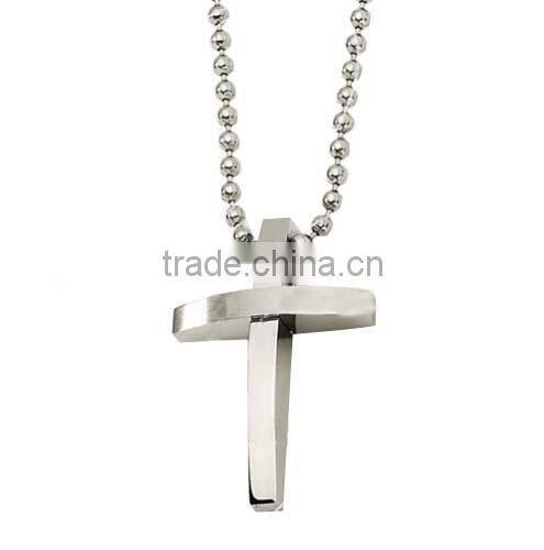 Stainless Steel Pendant - hot sell polish cross pendant