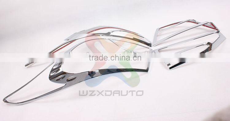 SET CHROME REAR TAIL LIGHT LAMP COVER TAIL LAMP COVER FOR AVANTE 2012-2013