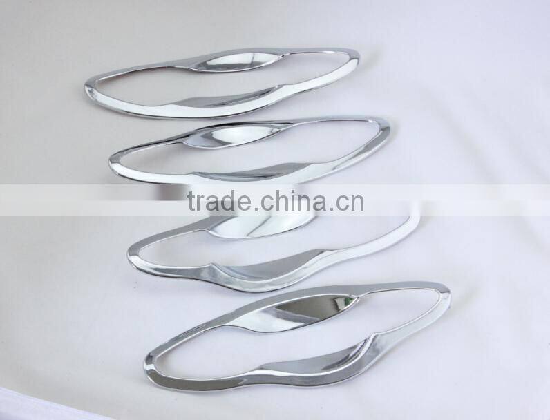 SET ABS CHROME DOOR HANDLE BOWL INSERTS COVER DOOR HANDLE BOWL FOR AVANTE 2012-2013