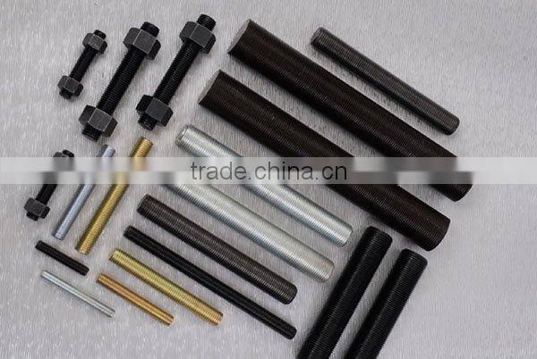 yellow zinc plated threaded rod