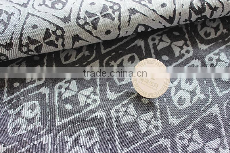 jean elastic jacquard fabric