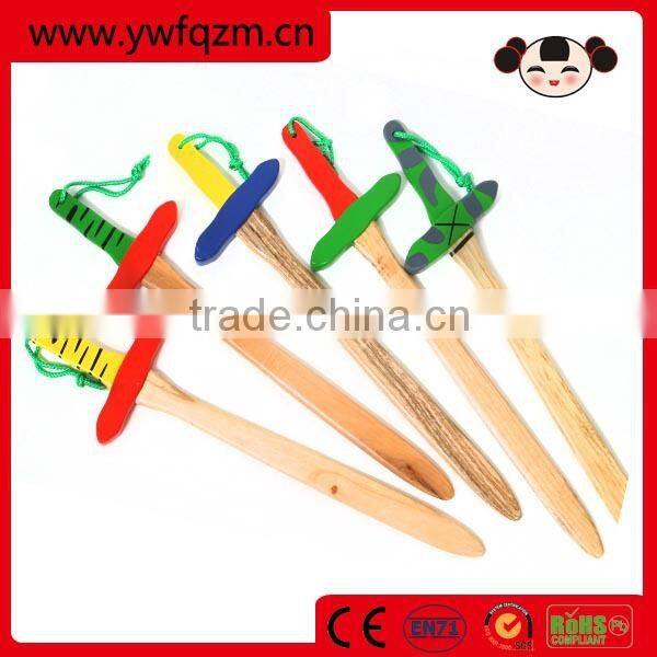 Outdoor Playing Toys Wooden Decorative Sword