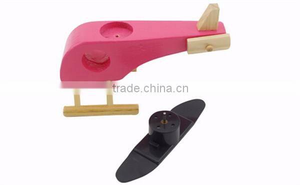 solar power china kids wood toy model airplane