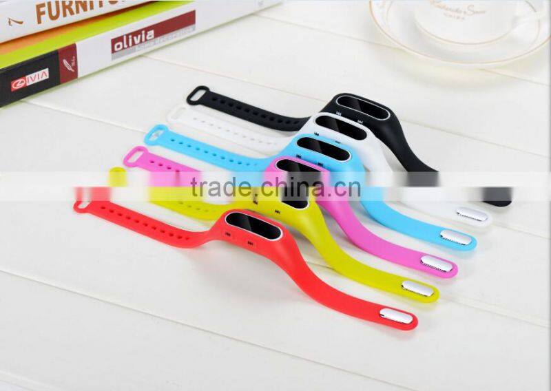 fitness track smart band with heart rate monitor wristband