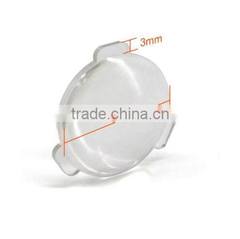 BIJIA Google cardboard lens VR,34mm 3D biconvex lens 45mm FL lens with 3 side flaps wholesale factory