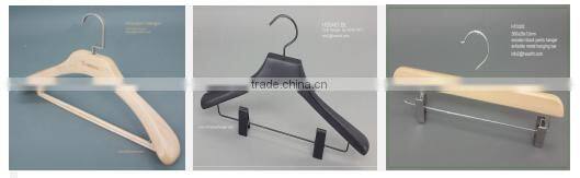 luxury wooden hanger manufacture all kinds of wholesale wooden clothes hanger,