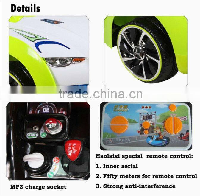 New Red Toy Car with Remote Control/ Kids Battery Operated Toy Car green
