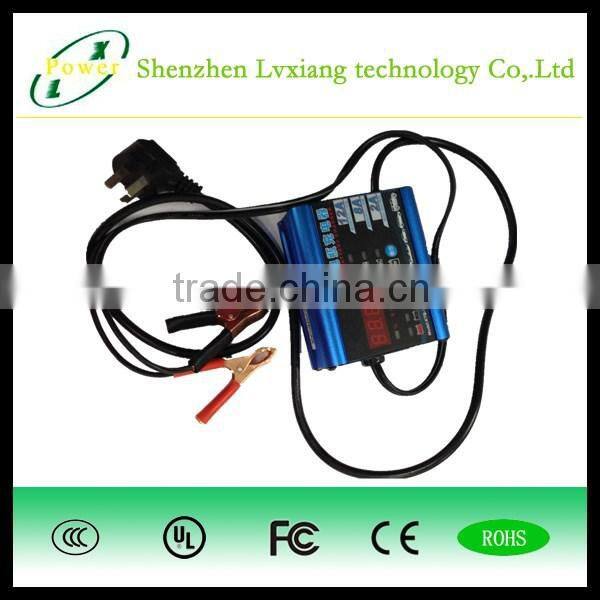 48W 12V 4A car battery charger/turbo charger/power inverter with charger