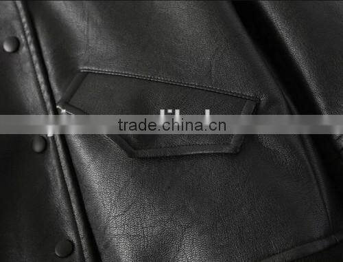 2015 High Quality Factory Sale Short Ladies Coat Custom Casual Winter Warm Sexy Leather Coat