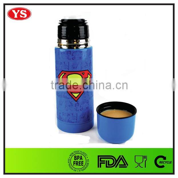 350 ML superman stainless vacuum flask manufacturer