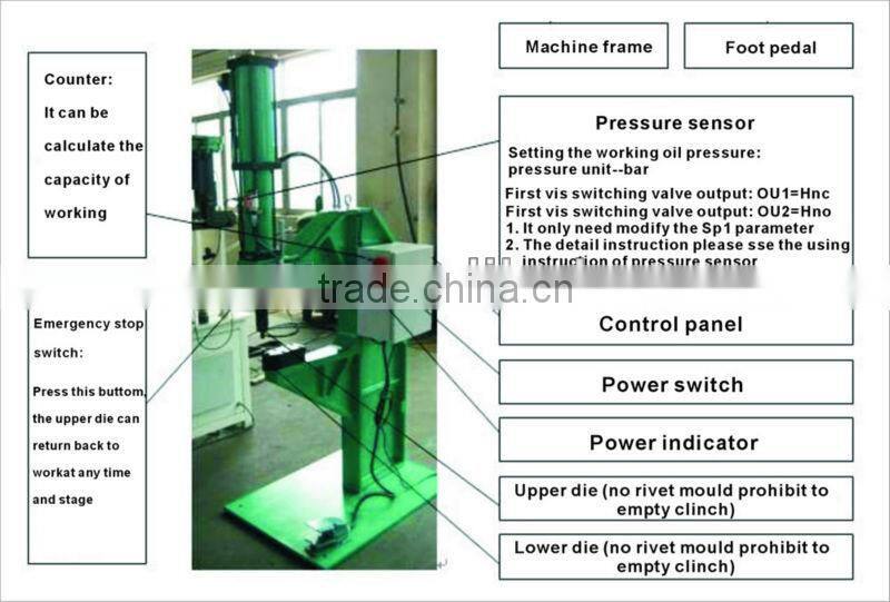 EEC08 truck chassis riveting machine