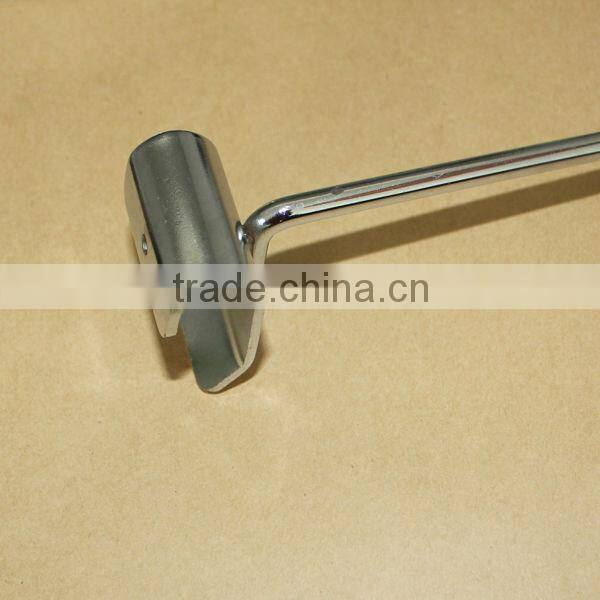 Single/double prong hanging cross bar hooks