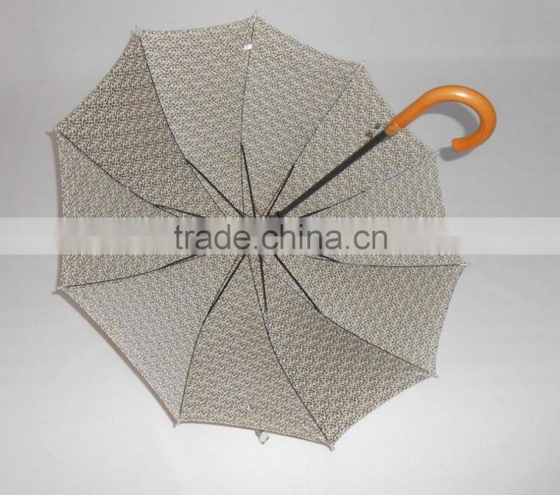 8ribs straight shaft ladies fashion umbrella
