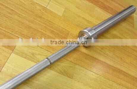 Pro hard chrome coated weight capacity 1500lb 680kg 4 needle bearings weightlifting barbell DB52